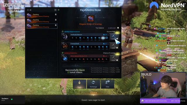 ZealsAmbitions Cutting a 7/7/3 Stone Lost Ark смотреть онлайн