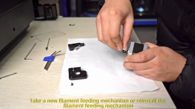 Flashforge Creator 3 Pro: How to Replace The Filament Feeding Mechanism смотреть онлайн