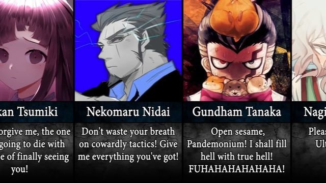 Last Words of Danganronpa Characters смотреть онлайн