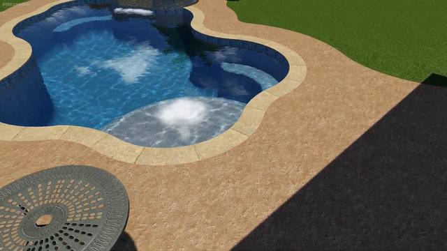 Shelton Pool Design v2 by Backyard Amenities смотреть онлайн