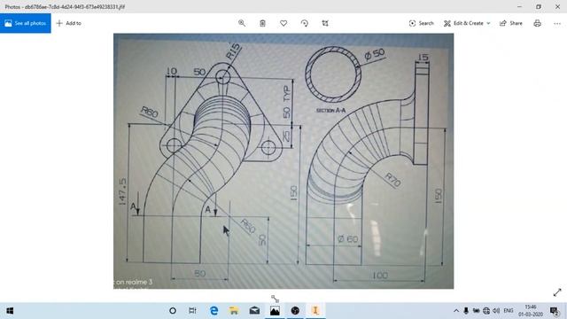 Autodesk Inventor Tutorials For Beginners-Creating 3D Tube using Project Curve смотреть онлайн