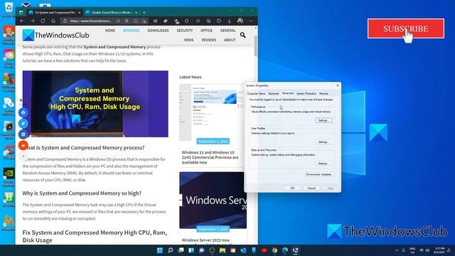 Fix System and Compressed Memory High CPU, Ram, Disk Usage on Windows смотреть онлайн