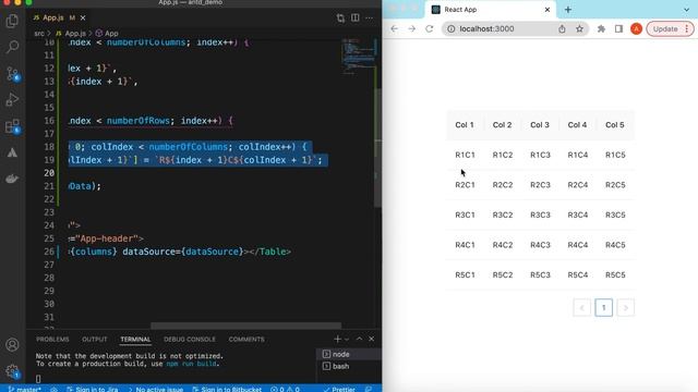 Ant Design Table Horizontal Scroll | Vertical Scroll | Fixed Columns | Scroll to First Row смотреть онлайн