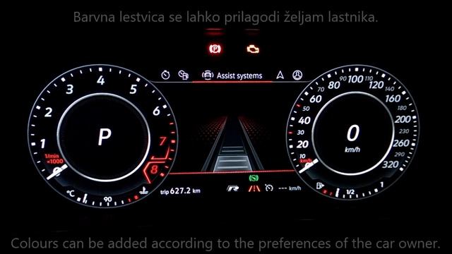 VW Golf 7.5 R – Activation Of 10 Colour Illumination For Instrument Cluster And Multimedia Device