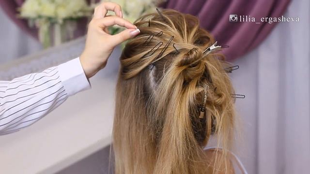 Экспресс Пучок без накрутки в Европейском Стиле.Beautiful Hairstyles смотреть онлайн
