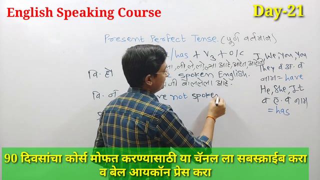English Speaking Course Day- 21 | Present Perfect Tense смотреть онлайн