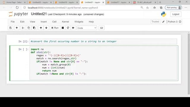 Python stoi || String to Integer || String Parsing смотреть онлайн