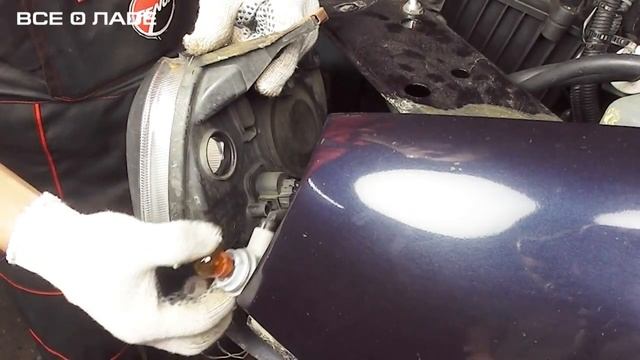 Замена блок фары. Лада Калина (Lada Kalina - AvtoVAZ)