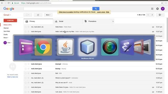 Demo Java Mail Client смотреть онлайн
