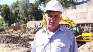 Стройка на болоте. Цементация грунтов.