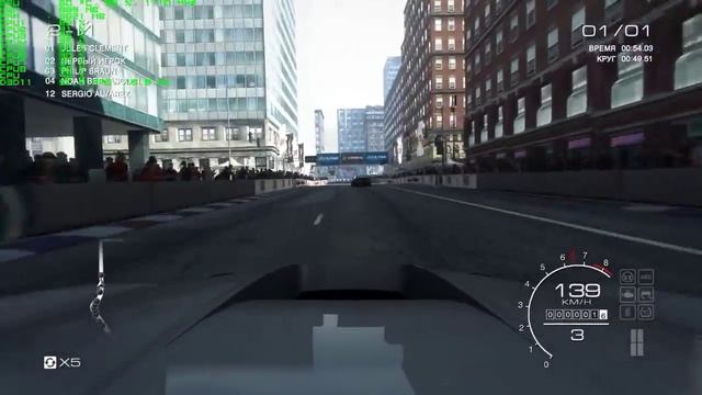 GRID Autosport Benchmark. FPS Test Nvidia GTX 650&AMD FX 8120 смотреть онлайн