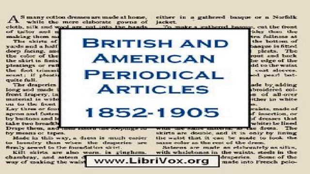 British & American Periodical Articles 1852-1905 | Various | Literary Collections | 1/3 смотреть онлайн