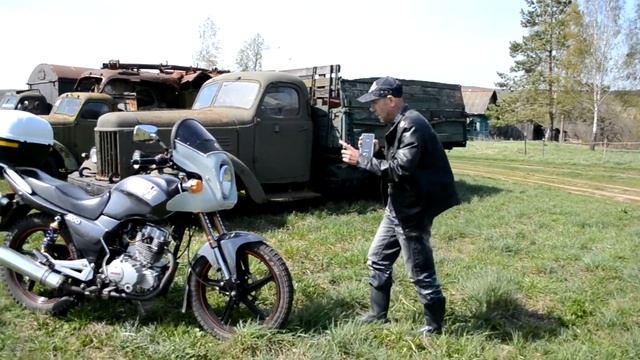 Обзор мотоцикла Ирбис VR1 в Черноусово 2 часть смотреть онлайн