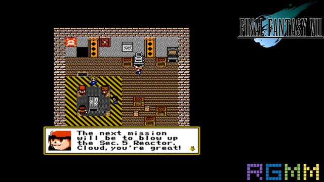 Final Fantasy VII NES Demake