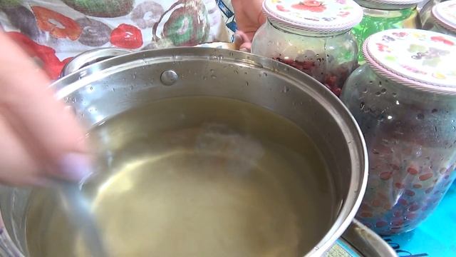 Компот из ягод гуми на зиму. смотреть онлайн