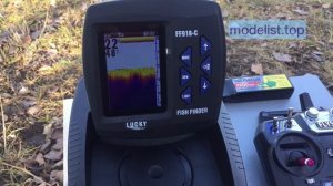 Обзор эхолота LUCKY FF918-CWLS Pro версия с увеличенным радиусом действия до 500м.  Тест на водоеме