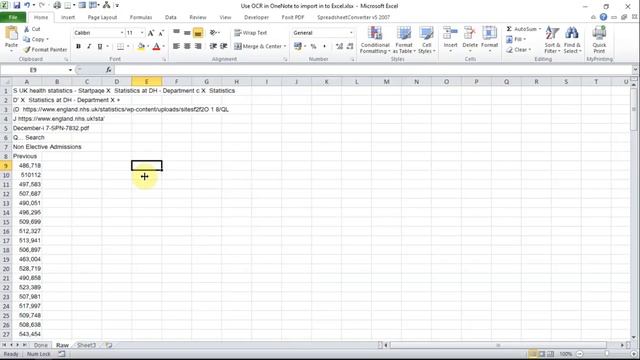 OCR in OneNote to Excel смотреть онлайн