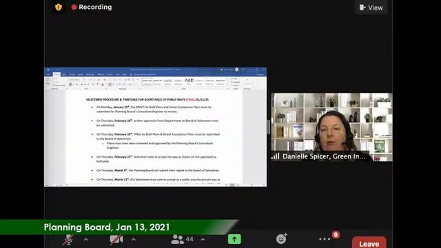 Planning Board, Jan. 13, 2021 смотреть онлайн
