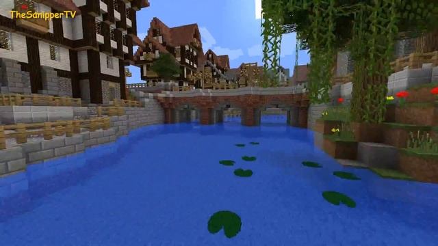 Средневековый город - Minecraft! смотреть онлайн