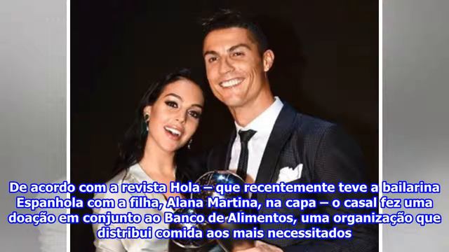 Cristiano Ronaldo e Georgina Rodriguez: o gesto solidário no natal смотреть онлайн