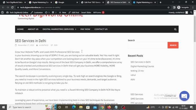 How to Create Post in WordPress | Wordpress me Post kaise kary смотреть онлайн