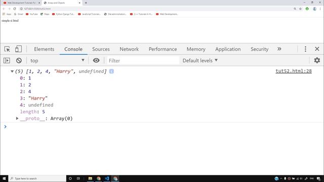 Arrays & Objects in JavaScript | Web Development Tutorials #52 смотреть онлайн