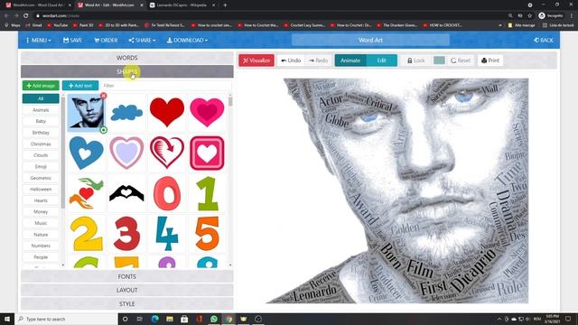 Online WORD CLOUD ART creator - Tutorial смотреть онлайн