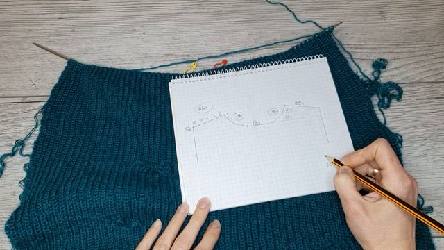 СВИТЕР-ТУНИКА OVERSIZE патентной резинкой. Часть 1. смотреть онлайн