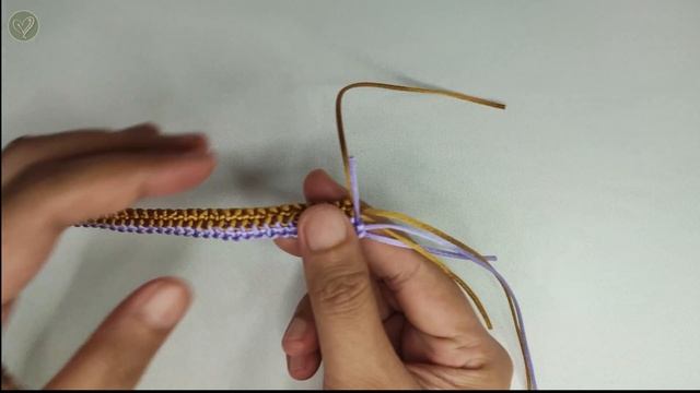 How to Make Macrame Bracelet Double Square Knot Two Color | Macrame Bracelet Tutorial смотреть онлайн