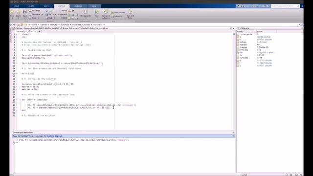 CFD Tutorial 1 - Laminar Flow Past Cylinder смотреть онлайн