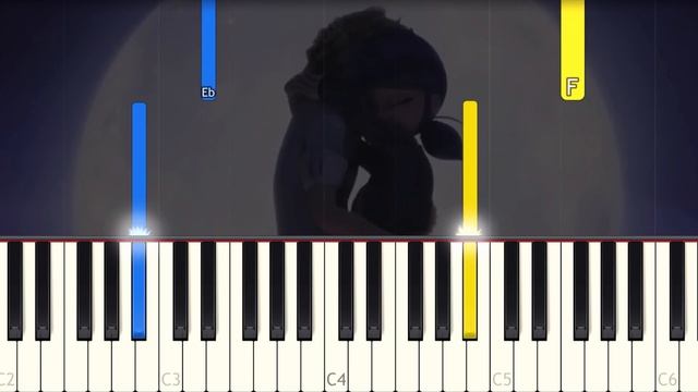 Miraculous - Adrienette Slow Dance Song - EASY Piano Tutorial