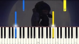Miraculous - Adrienette Slow Dance song - EASY Piano tutorial