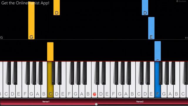 Hush, Little Baby - Lullaby - Easy Piano Tutorial смотреть онлайн