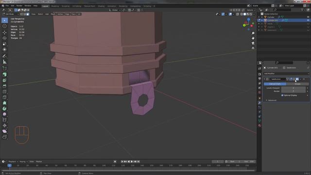 Моделирование Снеговика в Блендере.Modeling of a snowman in a Blender.Sculpting.Render. смотреть онлайн