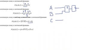 Разбор построение логических схем