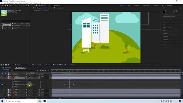 AFTER EFFECT - BÀI 3 - POSTER FLAT DESIGN смотреть онлайн