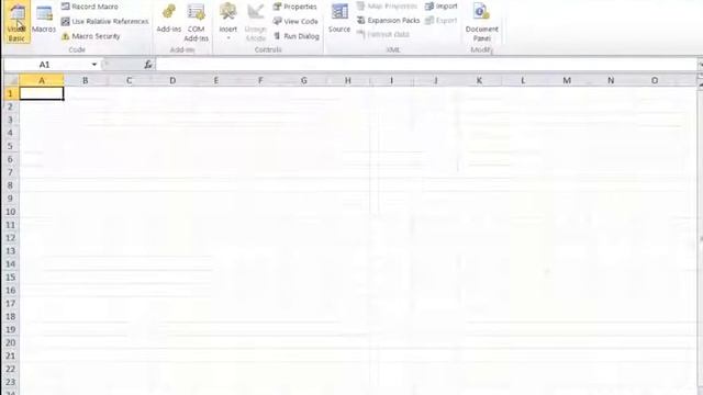 How to locate VBA Editor (Visual Basic for Applications) in Excel смотреть онлайн