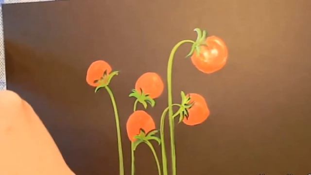 Как Рисовать Гуашью Рисуем Землянику (Клубнику) смотреть онлайн