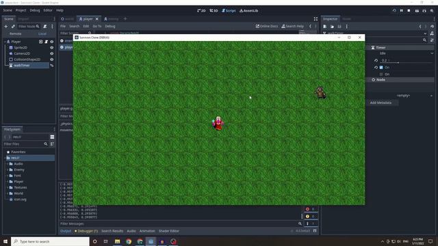 Make a Vampire Survivors Clone in Godot 4: Part 3 - Animations смотреть онлайн