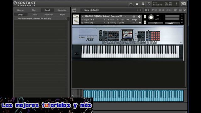 JD-800 PIANO FANTOM🎼🎹 - Samples Kontakt 5, KONTAKT 6 & Kontakt 7 - BY LMTYM🔥💯 смотреть онлайн