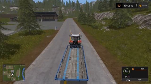 Farming Simulator 17 - Episode 2 - Red Because it Goes Faster смотреть онлайн