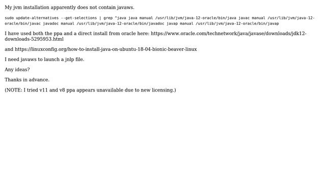 Installing javaws on Ubuntu 18.04 смотреть онлайн