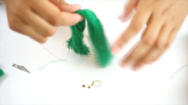Tassel earrigs/Мастер класс серьги кисти своими руками смотреть онлайн