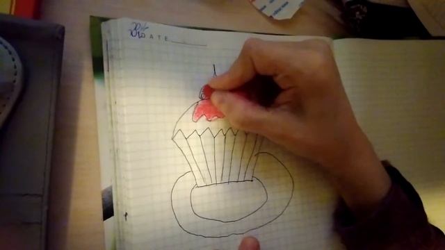 Как нарисовать пирожок смотреть онлайн