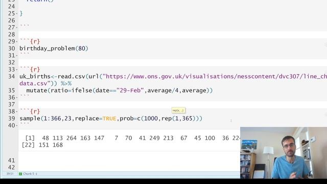 The Birthday Problem (Part Two): Programming in R смотреть онлайн