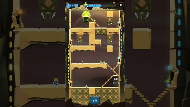 Lemmings. Asteroid. Level W 5-0. Walkthrough. смотреть онлайн