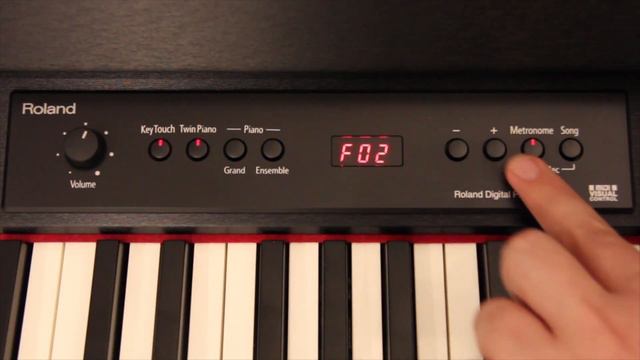 Roland Digital Piano — F-120 Functions смотреть онлайн