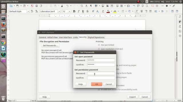 Create Password Protected PDF Files Using LibreOffice смотреть онлайн