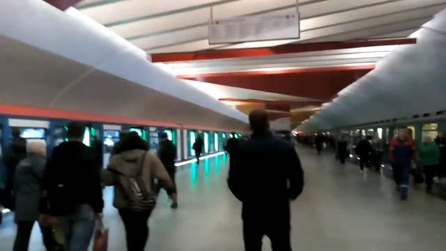 Москва 1069 станция метро Лермонтовский проспект осень день смотреть онлайн