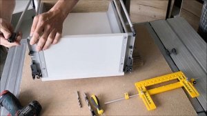 Установка фасадов на выдвижные механизмы "тандембокс" от Blum